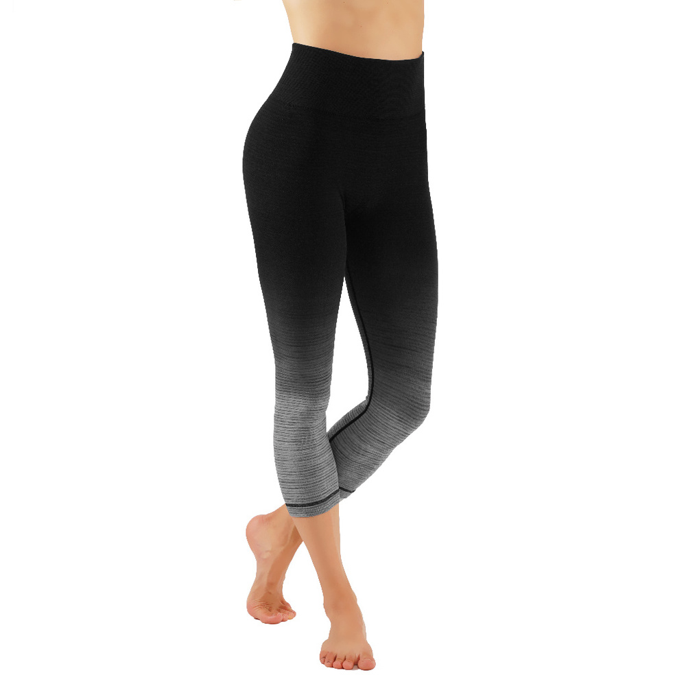 Women`s Yoga Capri Ombre Leggings